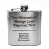 Engraved 6oz Stainless Steel Hip Flask