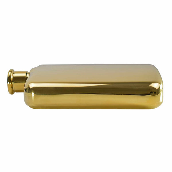 6oz High Quality Gold Hip Flask