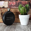 5oz Round Hip Flask - Black