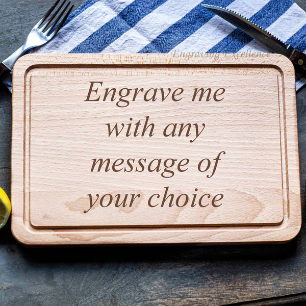 Personalised Rectangular Chopping Board - Design 5