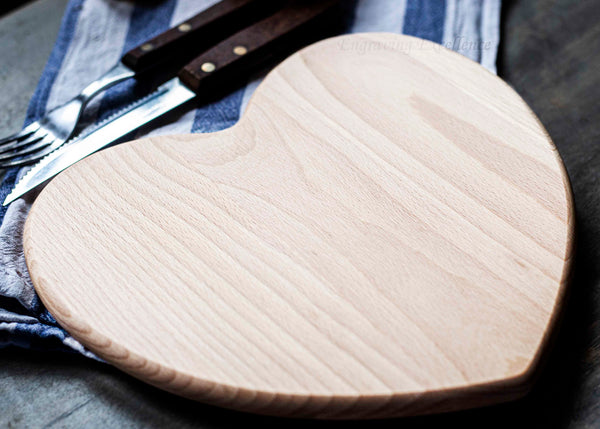 Personalised Heart Chopping Board - Design 5