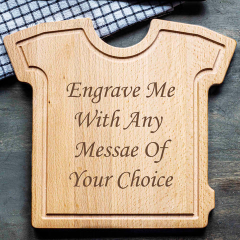 Personalised T-shirt Chopping Board - Design 4