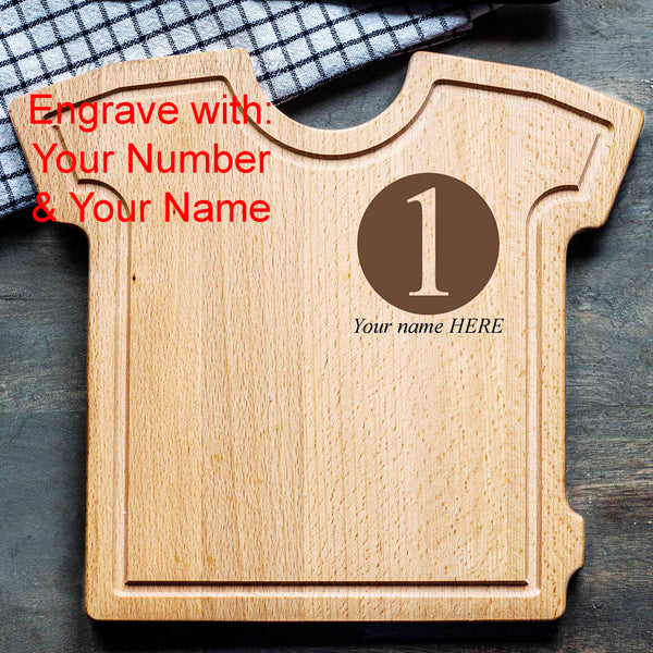 Personalised T-shirt Chopping Board - Design 2