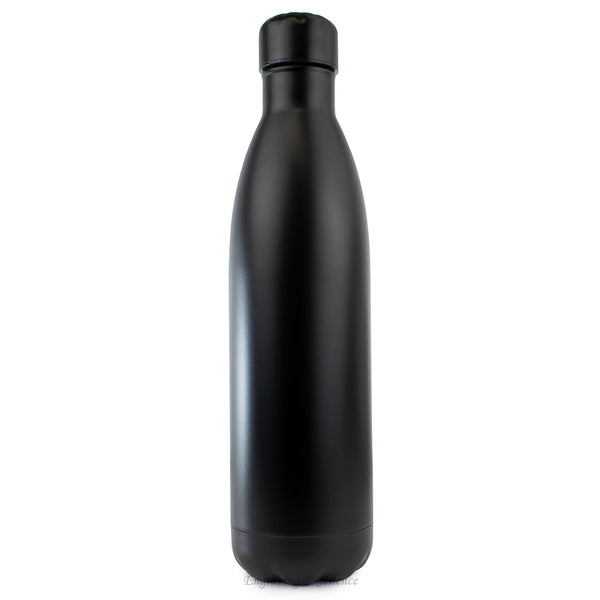 Personalised Large 750ml Thermal Bottle - Black