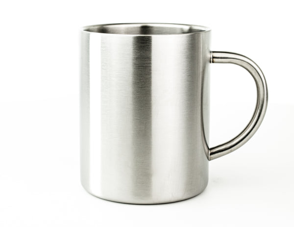 Personalised Double-Walled Mug - Steel