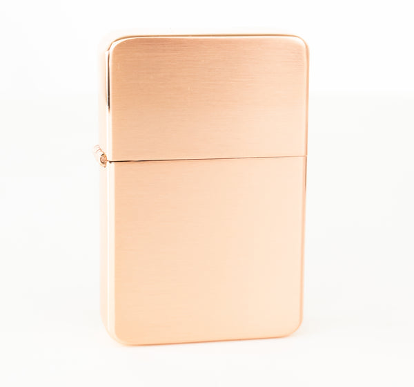 Premium Brass Flip Lighter - Rose Gold