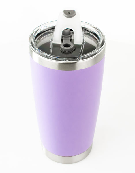 Personalised Thermal Double Insulated Cup - Lavender