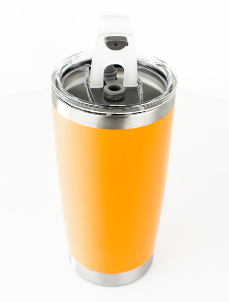 Personalised Thermal Double Insulated Cup - Orange