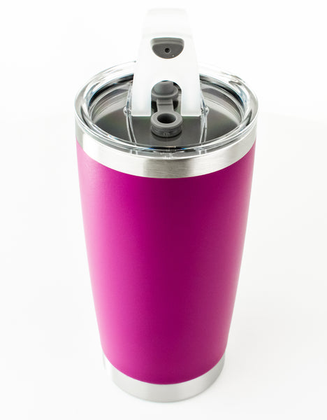 Personalised Thermal Double Insulated Cup - Dark Pink