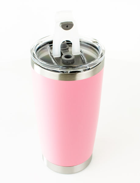 Personalised Thermal Double Insulated Cup - Light Pink