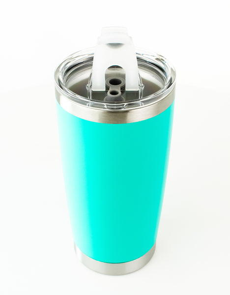 Personalised Thermal Double Insulated Cup - Turquoise