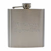 6oz Hip Flask with Funnel and Gift Box - Father's Day Printed Lid