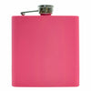 Engraved Pink 6oz Hip Flask