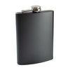 8oz Black Hip Flask