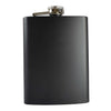 8oz Black Hip Flask