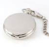 Silver Pocket Watch with Roman Numerals