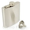 Merry Christmas 6oz Hip Flask in Gift Box with Funnel and Cups