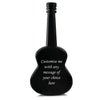 Personalised Black Matte Guitar 5oz Hip Flask