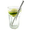 Personalised Collapsible Reusable Drinking Straw - Silver